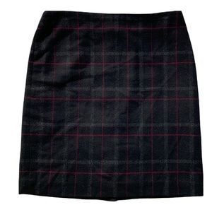 Like New Wool Plaid Skirt